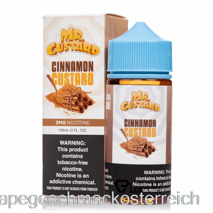 Zimtcreme – Mr. Custard – 100 Ml, 0 Mg Vape-Geschmack